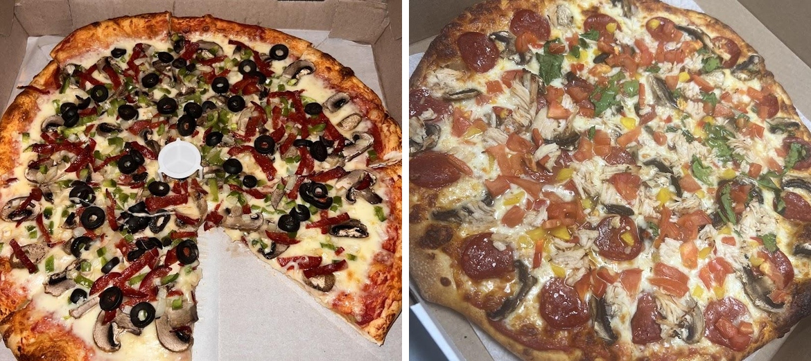 Reza Pizza Menu