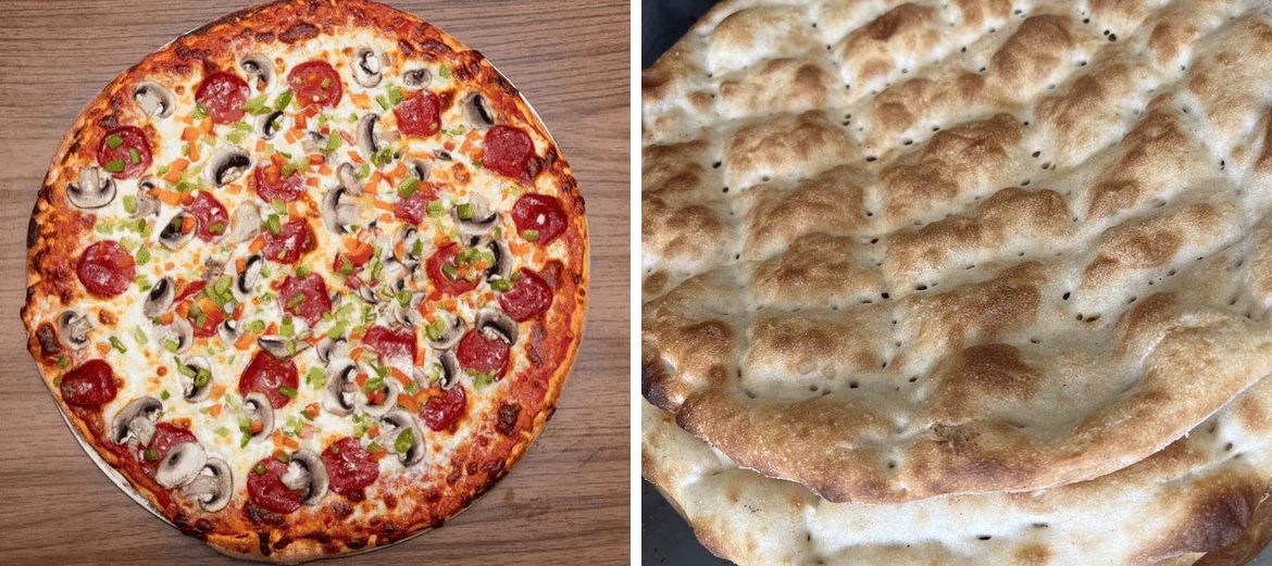 Reza Pizza Menu