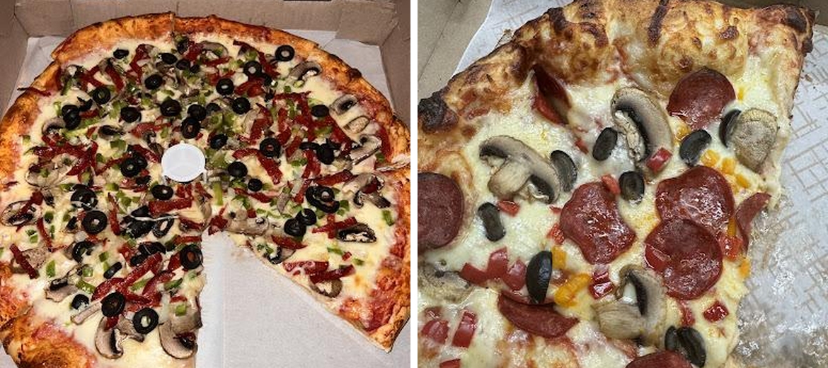 Reza Pizza Menu