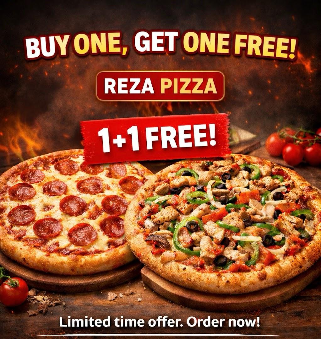Reza Pizza Menu image 3